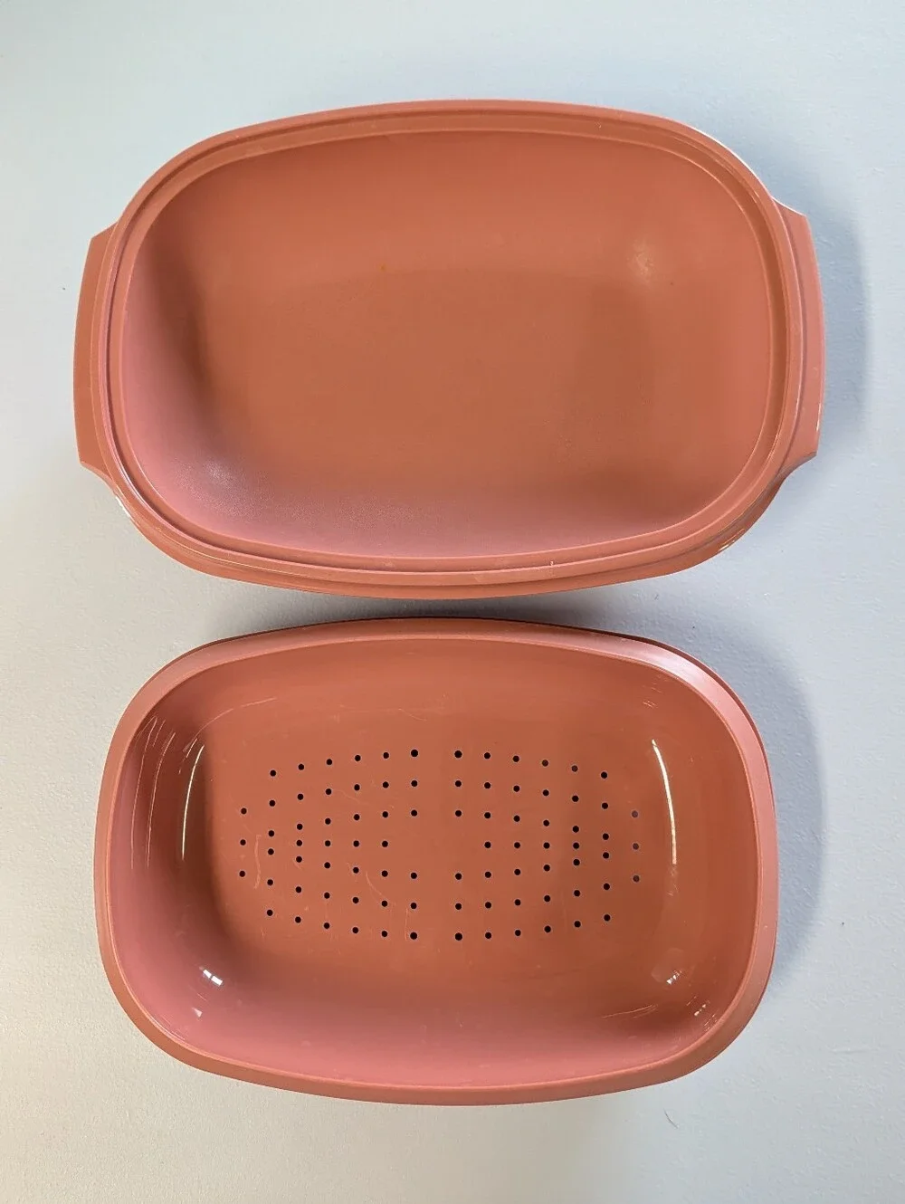 vintage TUPPERWARE micro steamer microwave dish